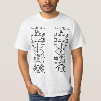 Arecibo meddelandeutslagsplats t-shirt