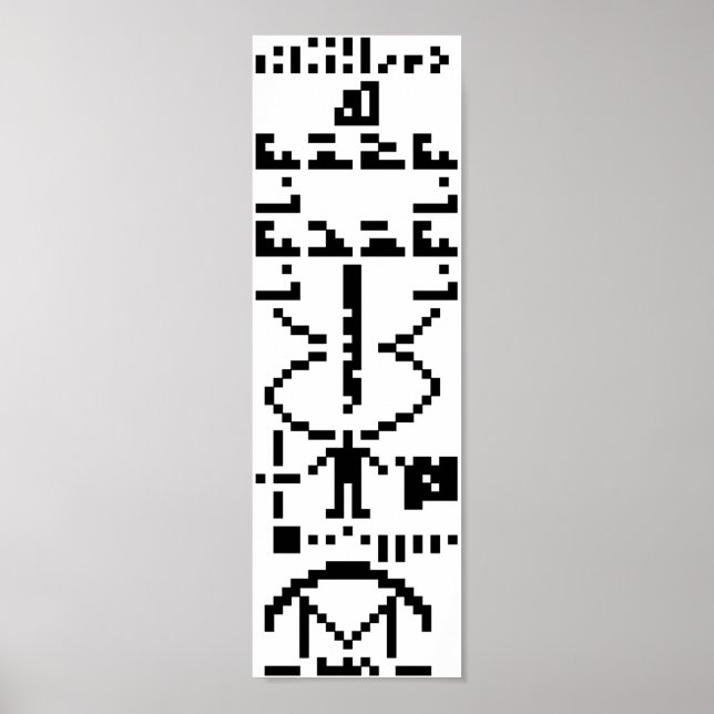 Arecibo_Message Poster (Framsidan)