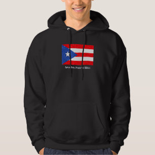Arecibo Puerto Rico Pr Puerto Rican Flagga Amapola Hoodie
