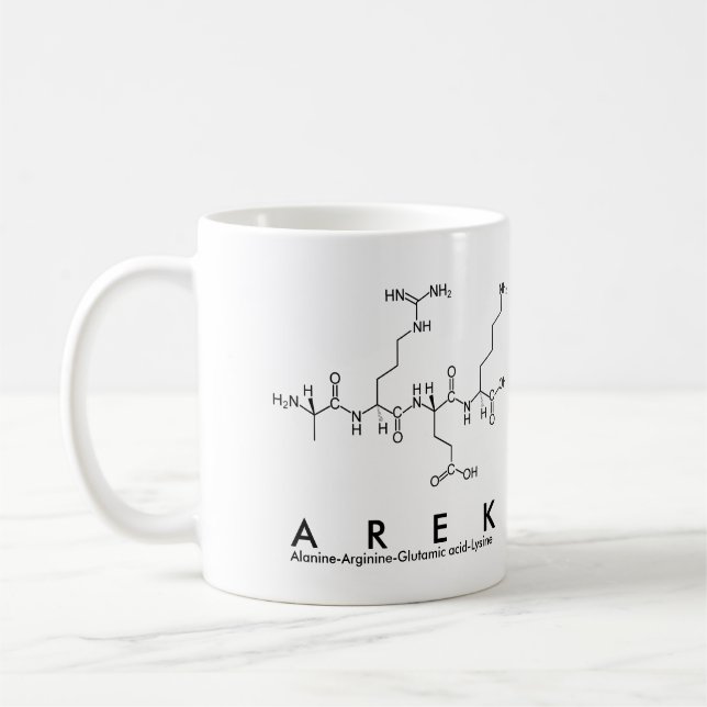 Arek peptide namn mugg (Vänster)
