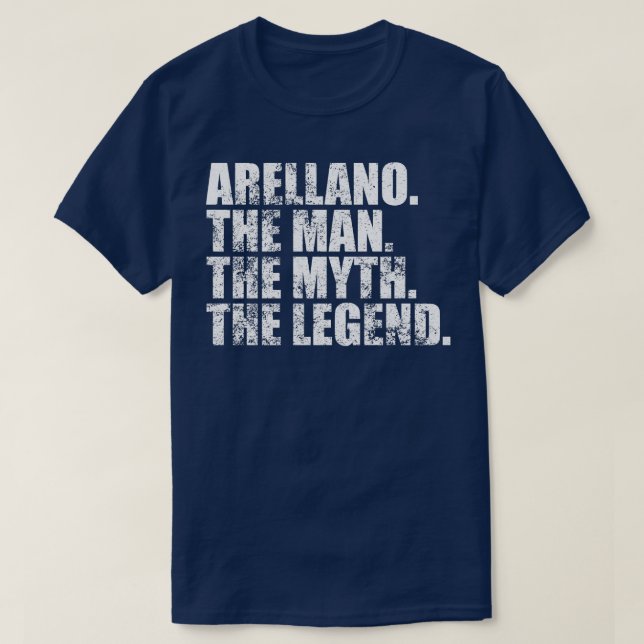 ArellanoArellano Family namn Arellano efternamn Ar T Shirt (Design framsida)