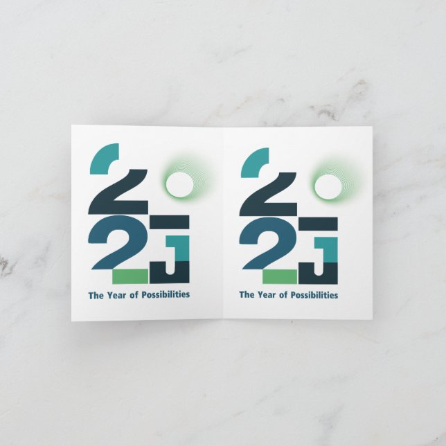 Åren för möjligheter anteckningskort (Inuti)