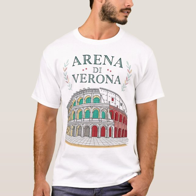 Arena di Verona T Shirt (Framsida)