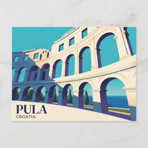 Arena i Pula Kroatien Vykort