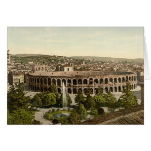 Arena, Verona, Italien Hälsningskort