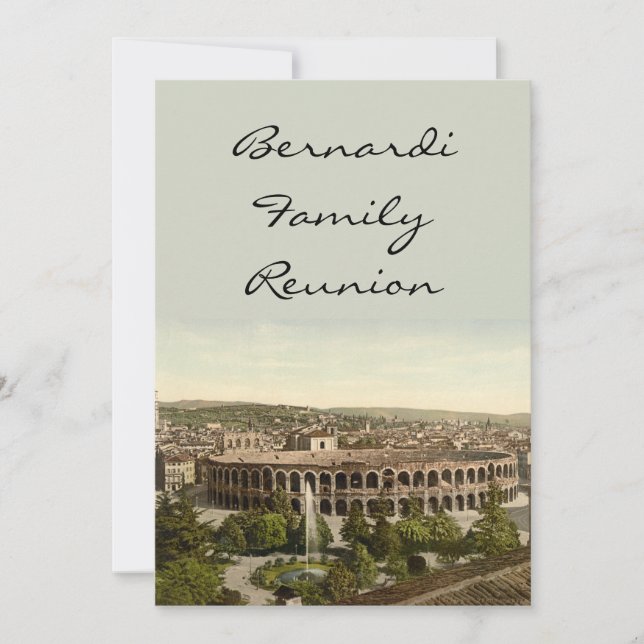 Arena, Verona, Italien Inbjudningar (Framsida)