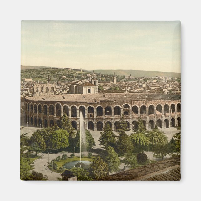 Arena, Verona, Italien Magnet (Framsidan)