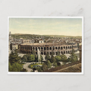 Arena, Verona, Italien vintage Photochrom Vykort