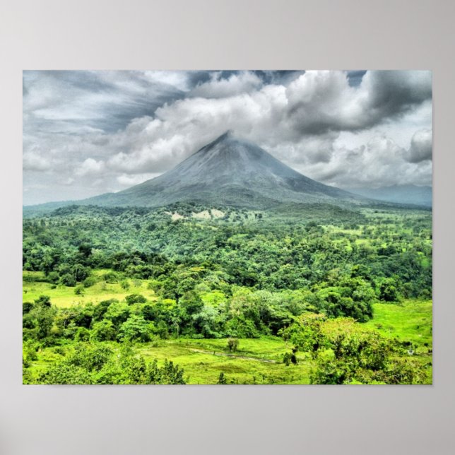 Arenal Volcano - Costa Rica Poster (Framsidan)