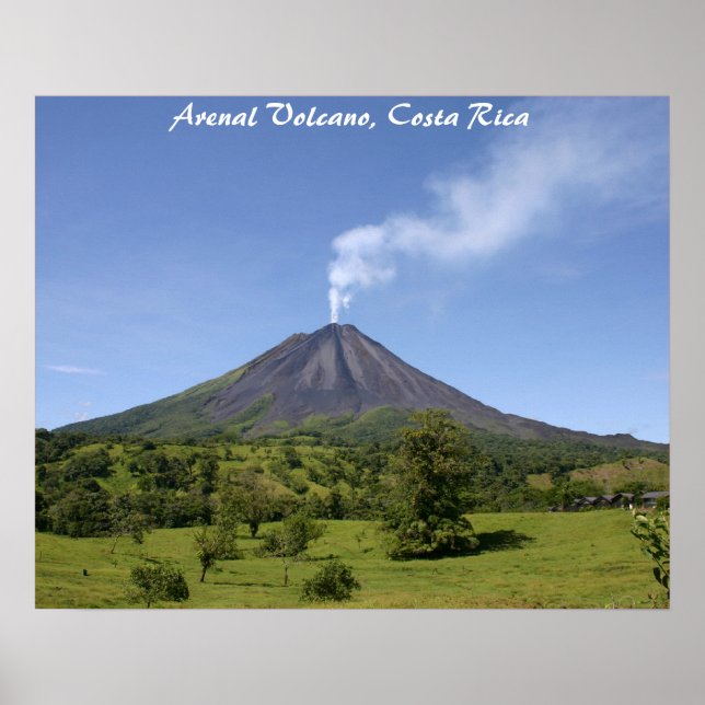 Arenal Volcano Costa Rica Poster (Framsidan)
