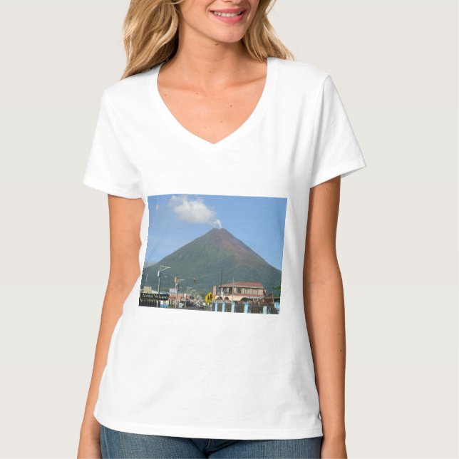 ARENAL VOLCANO, Costa Rica VNECH VALCHOICE Tee (Framsida)