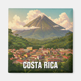 Arenal Volcano La Fortuna Costra Rica Travel Magnet