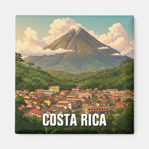 Arenal Volcano La Fortuna Costra Rica Travel Magnet