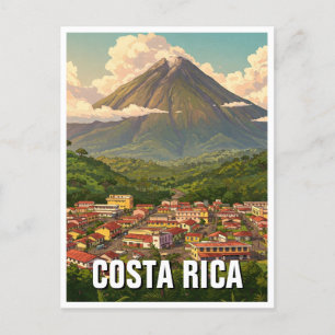 Arenal Volcano La Fortuna Costra Rica Travel Vykort