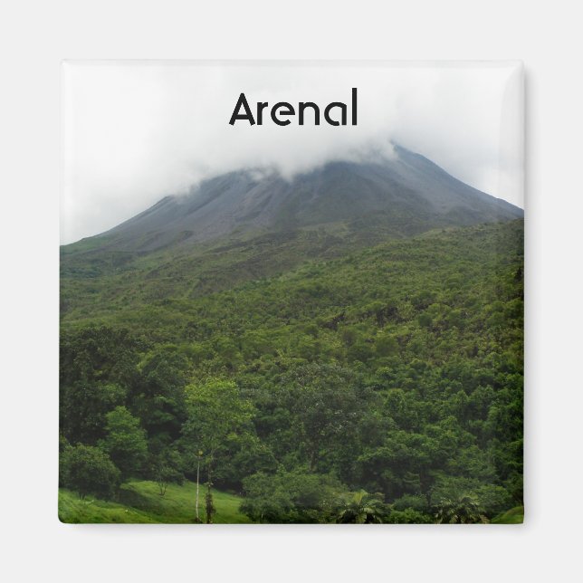 Arenal Volcano Magnet (Framsidan)