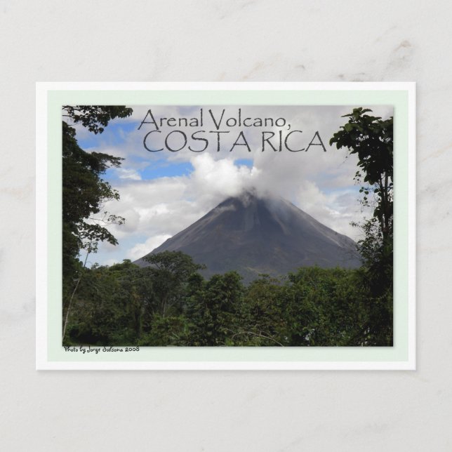 Arenal Volcano Vykort (Framsida)
