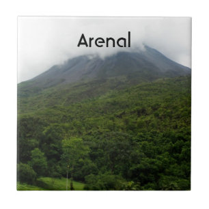 Arenal vulkan kakelplatta