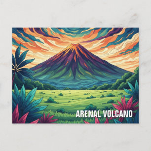 Arenalvulkanen Costa Rica Resa Vykort