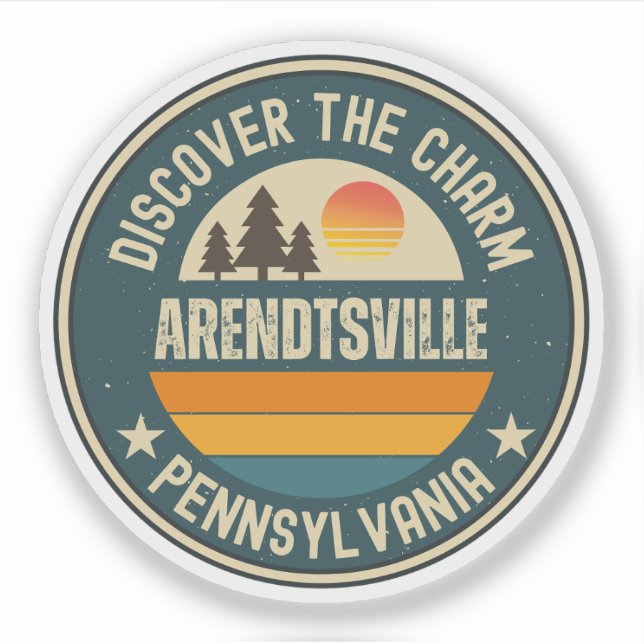 Arendtsville, Pennsylvania Klistermärken (Framsida)