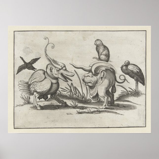 Arent van Bolten's Cat rider en Monster Poster (Framsidan)