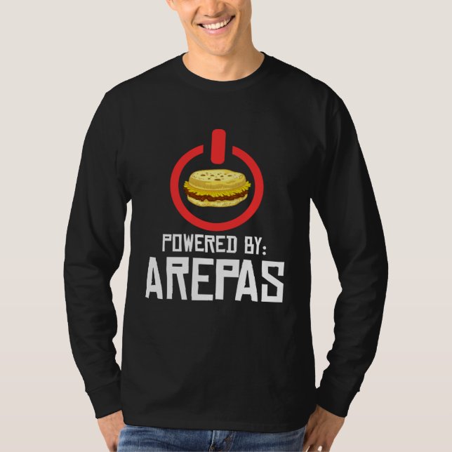 Arepa  Venezuela Colombia T Shirt (Framsida)