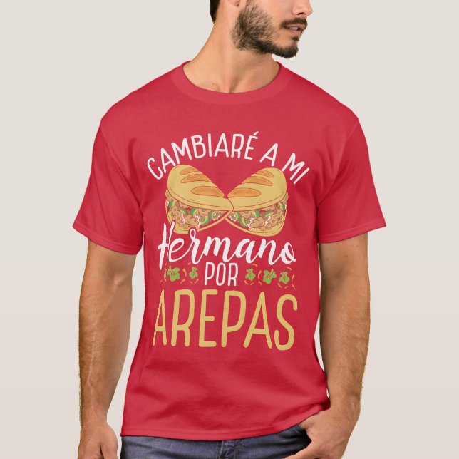 Arepas Maker Venezuela Mattraditionell Hispanic re T Shirt (Framsida)