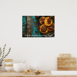 Arepbread With Prayer Ord Personlig Poster