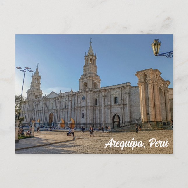 Arequipa, Perú, Catedral Basílica de Arequipa Vykort (Framsida)