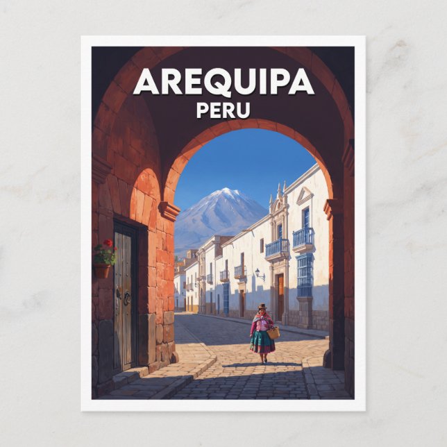 Arequipa Peru Present Vykort (Framsida)