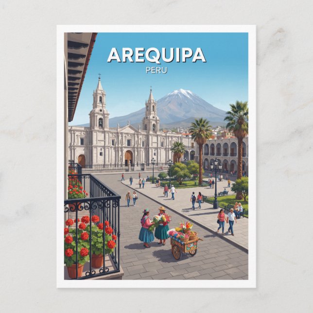 Arequipa Peru Present Vykort (Framsida)