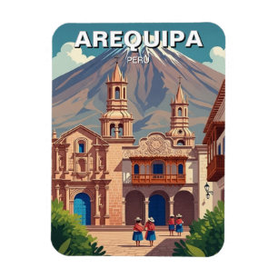 Arequipa Peru Resa Magnet
