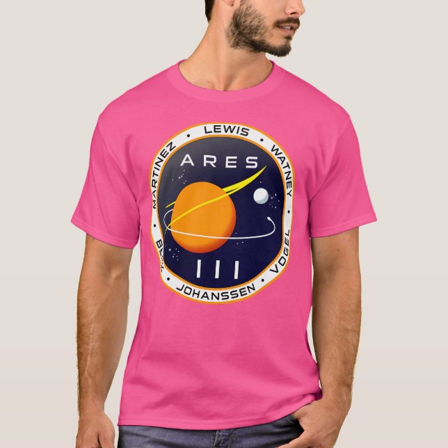Ares 3 Uppdrag till Mars - Martian T Shirt (Framsida)