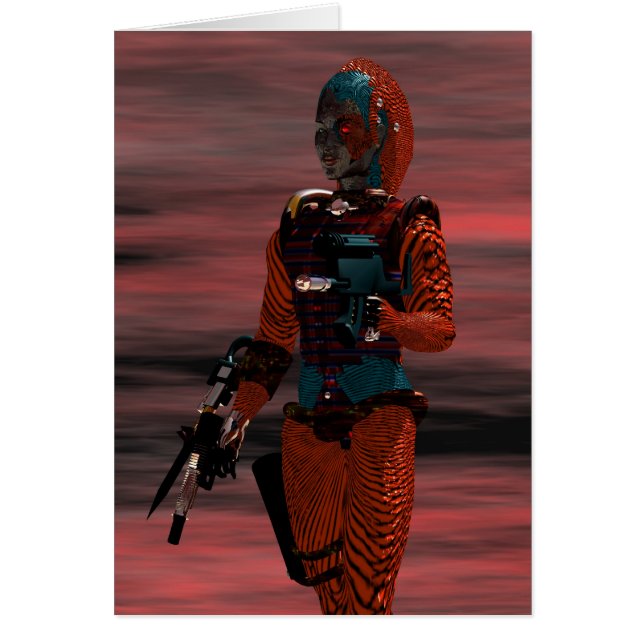 ARES - CYBORG 2 HÄLSNINGSKORT (Framsidan)