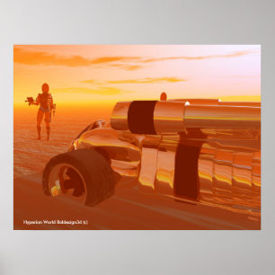 ARES CYBORG,ÖKEN HYPERION,Science FICTION SciFi Poster