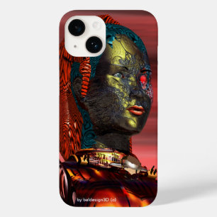 ARES - CYBORG PORTRÄTT Red Science fiction