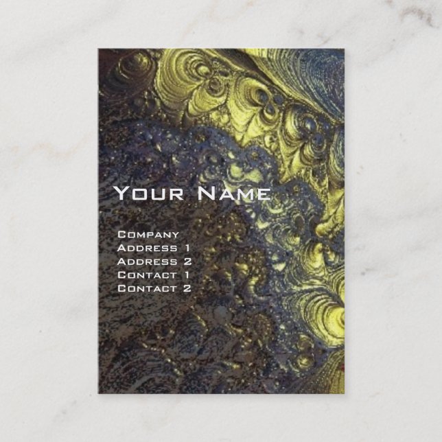 ARES CYBORG,Red Gult Sci-Fi,Techno,Robotics Visitkort (Framsida)