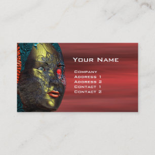 ARES CYBORG Science fiction,Red Gult Visitkort