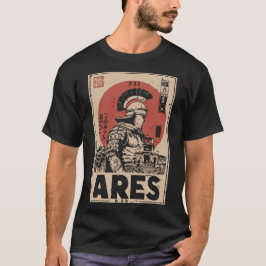Ares God Krig grekiska mytologidesign T Shirt