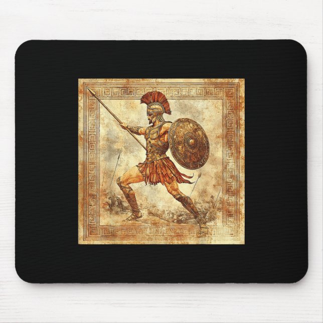 Ares Greece Warrior Gud Ancient Greece Mythology Musmatta (Framsidan)