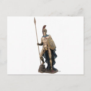 ARES GREEK WARRIOR GOD STATUE VYKORT