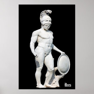 Ares / Grekisk gud / Poster