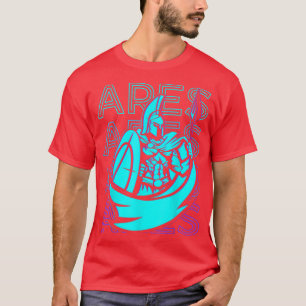 Ares Grekiska Gud Krig Retro Ares T Shirt
