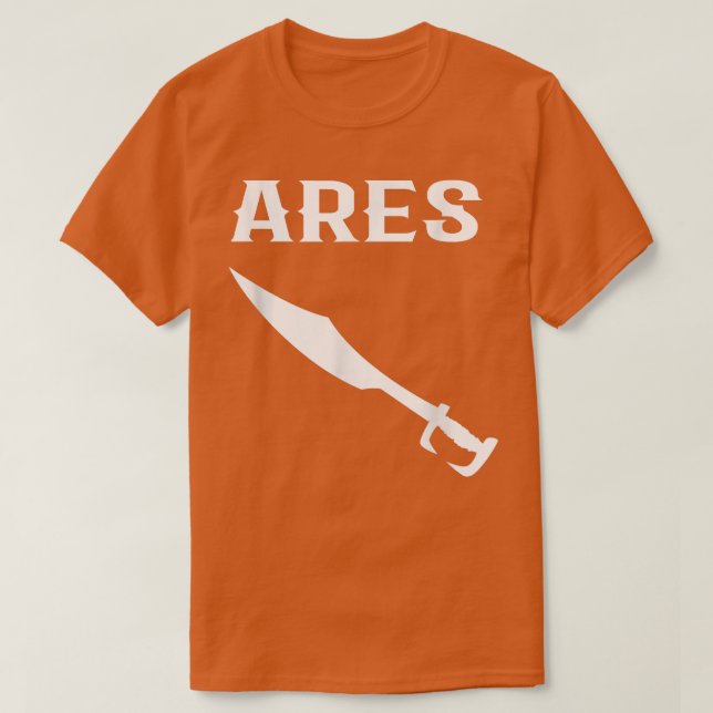 Ares Grekiska GudHero Costume T Shirt (Design framsida)