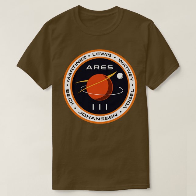 Ares III T Shirt (Design framsida)
