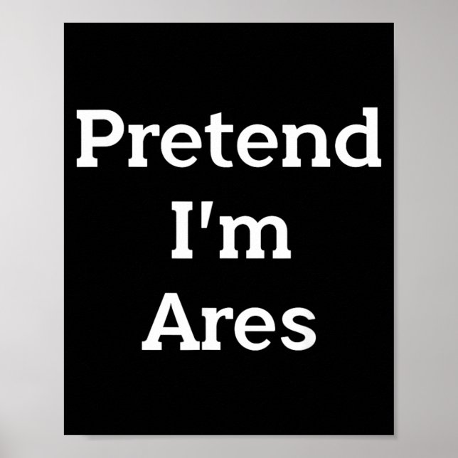 Ares kostym grekisk gud rolig Halloween Poster (Framsidan)