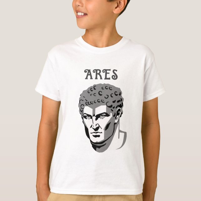 Ares, Olympiska Gud i Krig, T-Shirt (Framsida)