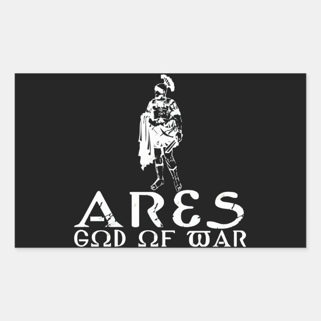 Ares Rektangulärt Klistermärke (Framsida)