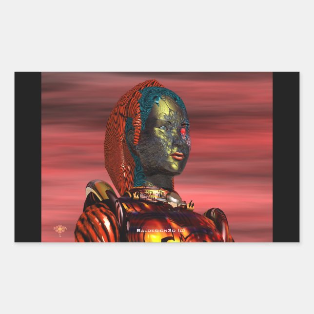 ARES REKTANGULÄRT KLISTERMÄRKE (Framsida)