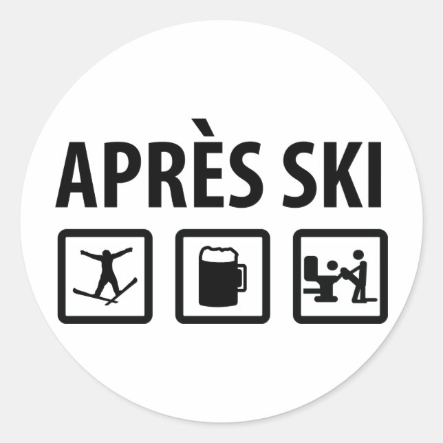 Ares ski runt klistermärke (Framsida)
