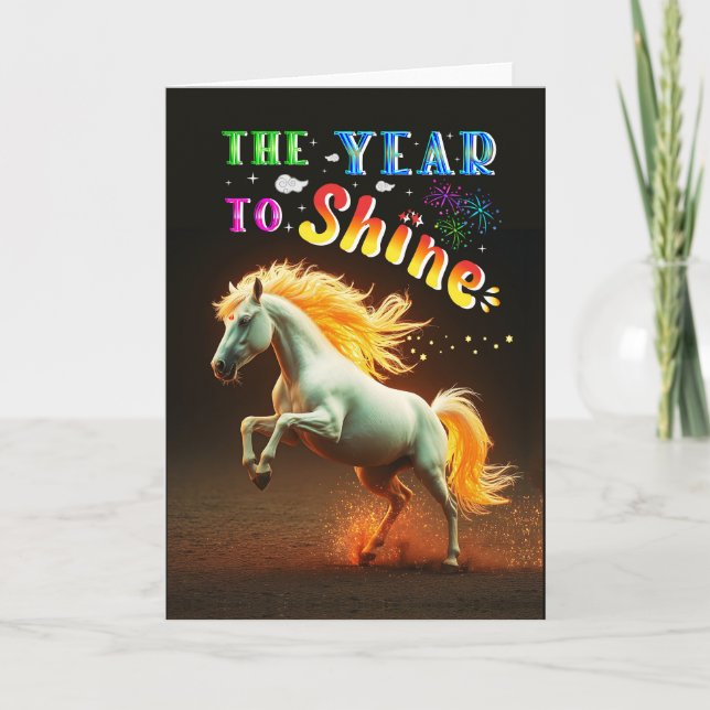 Året att lysa upp helgkort (Framsida)